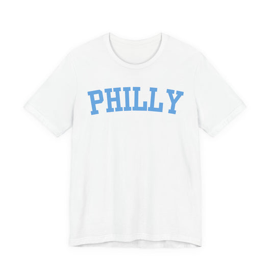 Classic Philly - Baby Blue Curved Tee