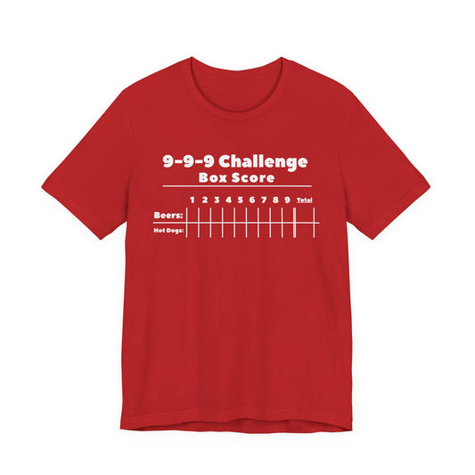 9-9-9 Challenge Box Score Tee