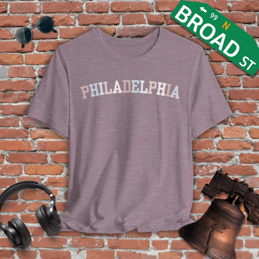 Classic Philadelphia - Pastel #2 Curved Tee
